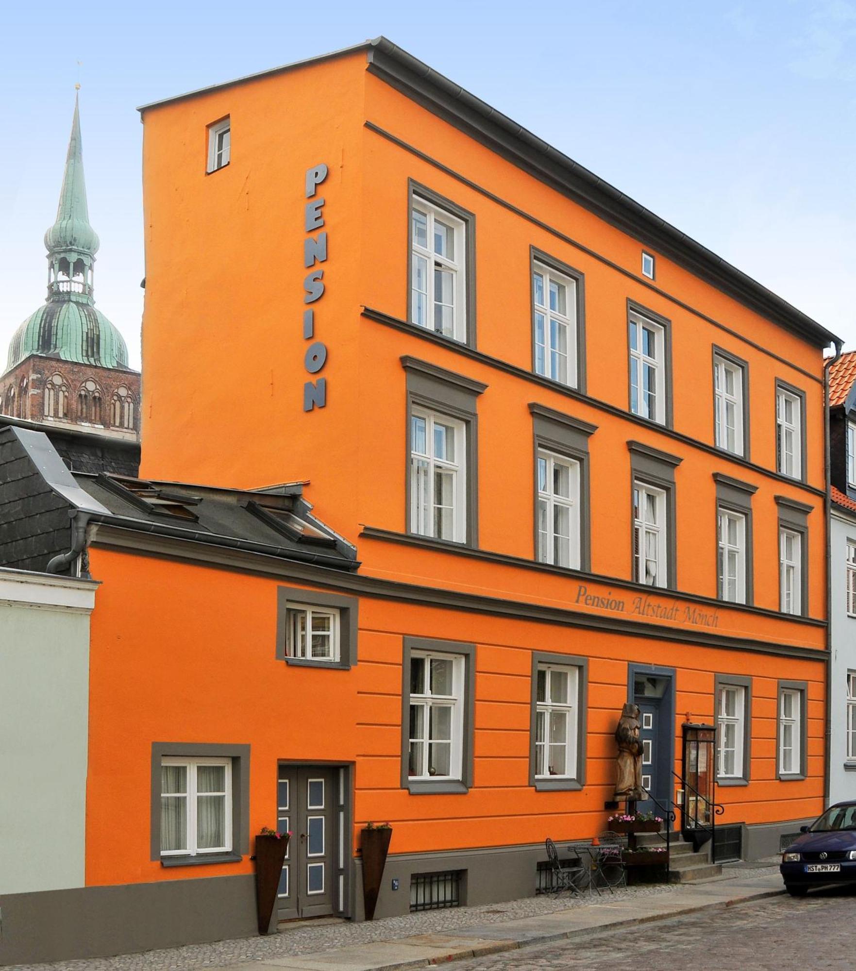 Pension Altstadt Moench In Top Lage Preis Inclusive 5 Prozent Bettensteuer Und Fruehstueck Stralsund Exterior photo